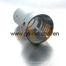 Pieza de mecanizado de torneado CNC y componente de lente de aluminio (MQ2082)